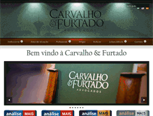 Tablet Screenshot of carvalhofurtadoadv.com.br